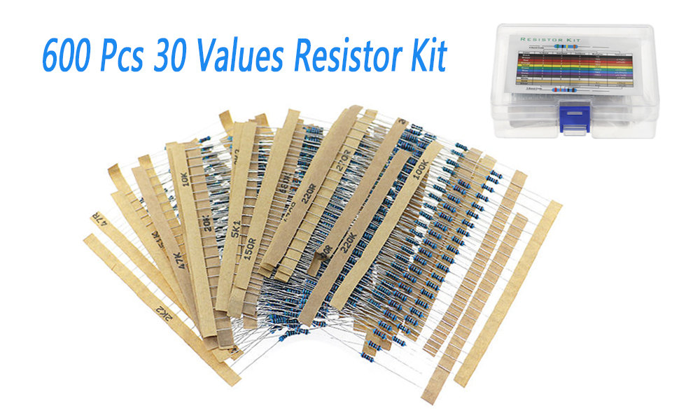 Resistor Kit ×600 (30 values)